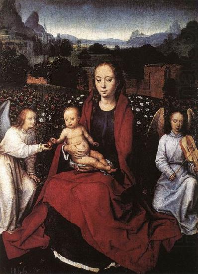 Hans Memling Virgin and Child in a Rose china oil painting image